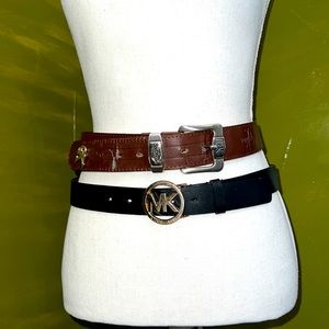 GALVIN KLOIN & MICHAEL KORS BELTS